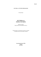 SECTORSource database description