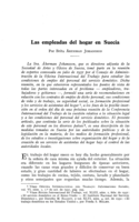 Las empleadas del hogar en Suecia