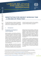 Negotiating for decent working time: a review of practice