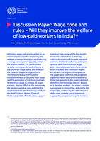 Wage code and rules: will they improve the welfare of low-paid workers in India? : discussion paper