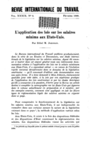 L'application des lois sur les salaires minima aux Etats-Unis