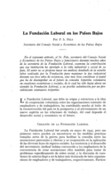La Fundación Laboral en los Países Bajos