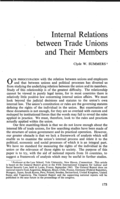 Internal relations between trade unions and their members