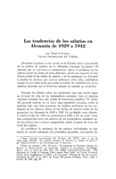 Las tendencias de los salarios en Alemania de 1929 a 1942