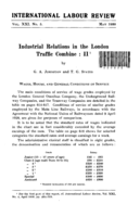 Industrial relations in the London Traffic Combine: II