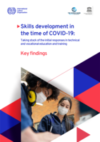 Skills development in the time of COVID-19: taking stock of the initial responses in technical and vocational education and training: key findings