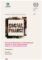 The social dimensions of development finance in Asia and the Pacific: results of a survey among ADFIAP members