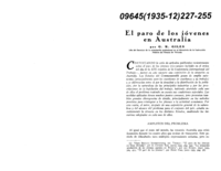 El paro de los jóvenes en Australia