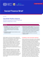 Case brief: Pacífico Seguros: inclusive insurance for micro, small and medium enterprises in Peru