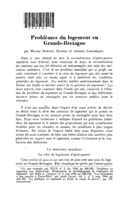 Problèmes du logement en Grande-Bretagne