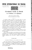 L'évolution sociale au Brésil: les problèmes et la législation