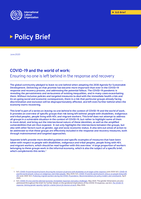 COVID-19 and the world of work: ensuring no one is left behind in the response and recovery