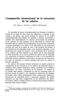 Comparación internacional de la estructura de los salarios