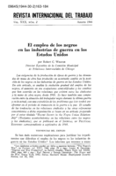 El empleo de los negros en las industrias de guerra en los Estados Unidos