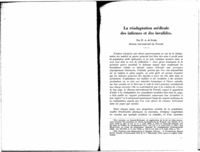 La réadaptation médicale des infirmes et des invalides
