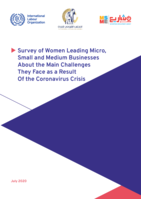 Survey of women leading micro, small and medium businesses about the main challenges they face as a result of the coronavirus crisis
