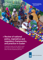 Review of national policy, legislative and regulatory frameworks, and practice in Sudan: a baseline study on the right to work and rights at work for refugees and other forcibly displaced persons