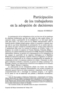 Participación de los trabajadores en la adopción de decisiones
