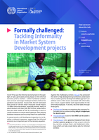 Formally challenged: tackling informality in market system development projects