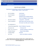 Monitoring and assessing progress on decent work: final independent evaluation (Volume 1: Report; Volume 2: Country reports)