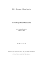 Income inequalities in perspective