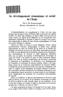 Le développement économique et social de l'Irak
