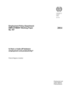 Is there a trade-off between employment and productivity?