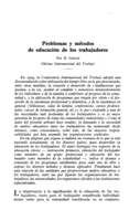Problemas y métodos de educación de los trabajadores