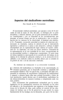 Aspectos del sindicalismo australiano