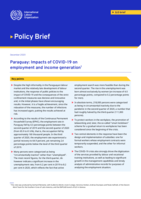 Paraguay: impacts of COVID-19 on employment and income generation