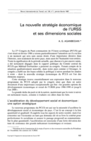 La nouvelle stratégie économique de l'URSS et ses dimensions sociales