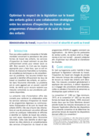 Optimiser le respect de la législation sur le travail des enfants grâce à une collaboration stratégique entre les services d’inspection du travail et les programmes d’observation et de suivi du travail des enfants