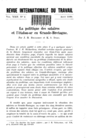 La politique des salaires et l'étalon-or en Grande Bretagne