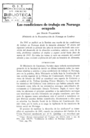 Las condiciones de trabajo en Noruega ocupada