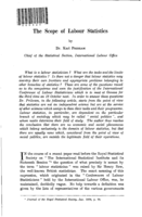 The scope of labour statistics