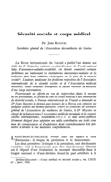 Sécurité sociale et corps médical