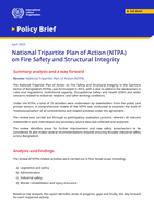 National Tripartite Plan of Action (NTPA) on fire safety and structural integrity
