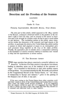 Desertion and the freedom of the seaman: [II]