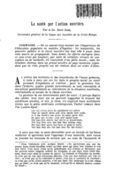 La santé par l'action ouvrière