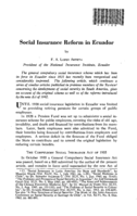 Social insurance reform in Ecuador