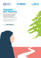 Fraught but fruitful: risks, opportunities, and shifting gender roles in Syrian refugee women’s pursuit of livelihoods in Lebanon with additional Observations from Jordan and Iraq : the struggle of Syrian refugee women in Lebanon to access decent work, manage households, and avoid protection risks in Lebanon with additional observations from Jordan and Iraq