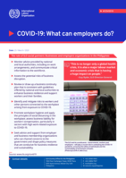 COVID-19: What can employers do?