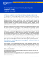 Developing international and internal labour migration governance (DIILM): Feb 2016 - June 2021