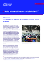 La COVID-19 y las industrias de los textiles, el vestido, el cuero y el calzado
