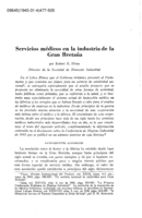 Servicios médicos en la industria de la Gran Bretaña