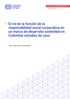 El rol de la función de la responsibilidad social corporativa en un marco de desarrollo sostenible en Colombia: estudios de caso