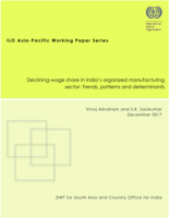 Declining wage share in India’s organized manufacturing sector: trends, patterns and determinants