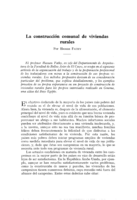 La construcción comunal de viviendas rurales