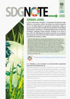 Green jobs: a quick glance