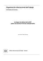 La base de datos de la OIT sobre las Zonas Francas industriales